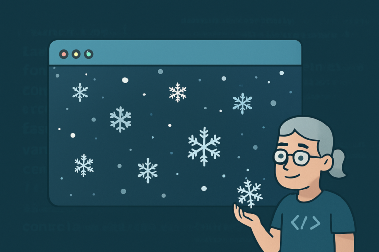 Snowflakes! (in javascript)