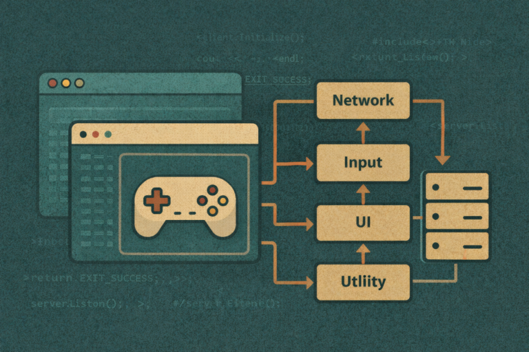 Building a Game Server in C++ #9: A Client Framework